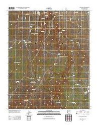 Red Knoll Arizona Historical topographic map, 1:24000 scale, 7.5 X 7.5 Minute, Year 2011
