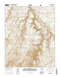 Red Knoll Arizona Current topographic map, 1:24000 scale, 7.5 X 7.5 Minute, Year 2014