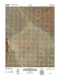 Red Lake Arizona Historical topographic map, 1:24000 scale, 7.5 X 7.5 Minute, Year 2011