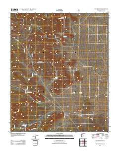 Red Mountain Arizona Historical topographic map, 1:24000 scale, 7.5 X 7.5 Minute, Year 2012