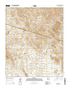 Red Picacho Arizona Current topographic map, 1:24000 scale, 7.5 X 7.5 Minute, Year 2014