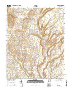 Red Pockets Arizona Current topographic map, 1:24000 scale, 7.5 X 7.5 Minute, Year 2014