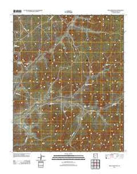 Red Slide Peak Arizona Historical topographic map, 1:24000 scale, 7.5 X 7.5 Minute, Year 2011