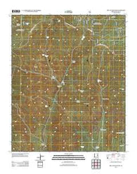 Red Top Mountain Arizona Historical topographic map, 1:24000 scale, 7.5 X 7.5 Minute, Year 2011