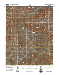 Red Willow Spring Arizona Historical topographic map, 1:24000 scale, 7.5 X 7.5 Minute, Year 2011