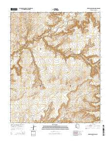 Red Willow Spring Arizona Current topographic map, 1:24000 scale, 7.5 X 7.5 Minute, Year 2014