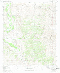 Redington Arizona Historical topographic map, 1:24000 scale, 7.5 X 7.5 Minute, Year 1981