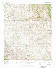 Redington Arizona Historical topographic map, 1:62500 scale, 15 X 15 Minute, Year 1957
