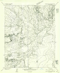 Redrock Valley NE Arizona Historical topographic map, 1:24000 scale, 7.5 X 7.5 Minute, Year 1953