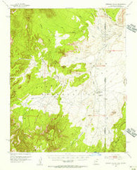 Redrock Valley Arizona Historical topographic map, 1:62500 scale, 15 X 15 Minute, Year 1953