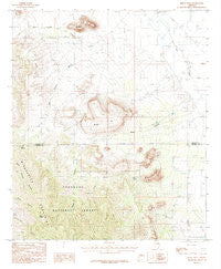 Reiley Peak Arizona Historical topographic map, 1:24000 scale, 7.5 X 7.5 Minute, Year 1985