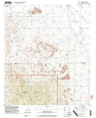 Reiley Peak Arizona Historical topographic map, 1:24000 scale, 7.5 X 7.5 Minute, Year 1996