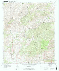 Reno Pass Arizona Historical topographic map, 1:24000 scale, 7.5 X 7.5 Minute, Year 1964