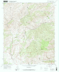 Reno Pass Arizona Historical topographic map, 1:24000 scale, 7.5 X 7.5 Minute, Year 1964