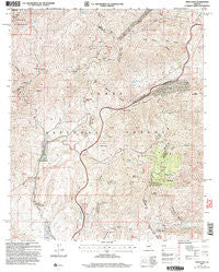 Reno Pass Arizona Historical topographic map, 1:24000 scale, 7.5 X 7.5 Minute, Year 2004