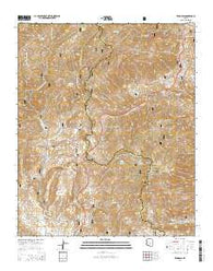 Reno Pass Arizona Current topographic map, 1:24000 scale, 7.5 X 7.5 Minute, Year 2014
