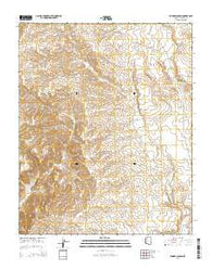 Rhodes Canyon Arizona Current topographic map, 1:24000 scale, 7.5 X 7.5 Minute, Year 2014