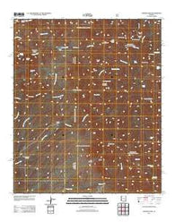 Rhodes Peak Arizona Historical topographic map, 1:24000 scale, 7.5 X 7.5 Minute, Year 2011