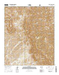 Rhodes Peak Arizona Current topographic map, 1:24000 scale, 7.5 X 7.5 Minute, Year 2014