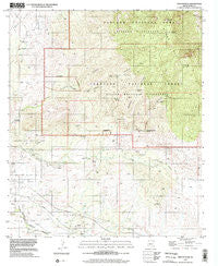Rincon Peak Arizona Historical topographic map, 1:24000 scale, 7.5 X 7.5 Minute, Year 1996