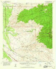 Rincon Valley Arizona Historical topographic map, 1:62500 scale, 15 X 15 Minute, Year 1957