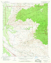 Rincon Valley Arizona Historical topographic map, 1:62500 scale, 15 X 15 Minute, Year 1957