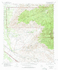 Rincon Valley Arizona Historical topographic map, 1:62500 scale, 15 X 15 Minute, Year 1957