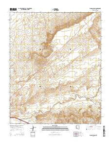 Rincon Ranch Arizona Current topographic map, 1:24000 scale, 7.5 X 7.5 Minute, Year 2014