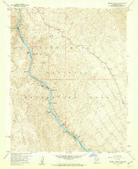 Ringbolt Rapids Arizona Historical topographic map, 1:24000 scale, 7.5 X 7.5 Minute, Year 1959