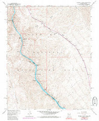 Ringbolt Rapids Arizona Historical topographic map, 1:24000 scale, 7.5 X 7.5 Minute, Year 1959