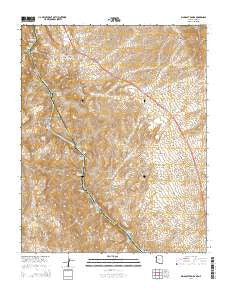 Ringbolt Rapids Arizona Current topographic map, 1:24000 scale, 7.5 X 7.5 Minute, Year 2014