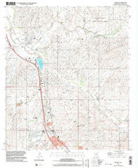 Rio Rico Arizona Historical topographic map, 1:24000 scale, 7.5 X 7.5 Minute, Year 1996