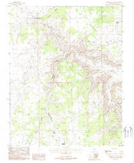 Robinson Canyon Arizona Historical topographic map, 1:24000 scale, 7.5 X 7.5 Minute, Year 1988