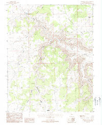 Robinson Canyon Arizona Historical topographic map, 1:24000 scale, 7.5 X 7.5 Minute, Year 1988