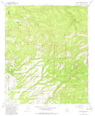 Robinson Mesa Arizona Historical topographic map, 1:24000 scale, 7.5 X 7.5 Minute, Year 1967