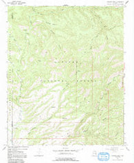 Robinson Mesa Arizona Historical topographic map, 1:24000 scale, 7.5 X 7.5 Minute, Year 1967
