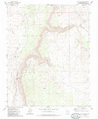 Rock Canyon Arizona Historical topographic map, 1:24000 scale, 7.5 X 7.5 Minute, Year 1979