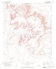 Rock Head Arizona Historical topographic map, 1:24000 scale, 7.5 X 7.5 Minute, Year 1969