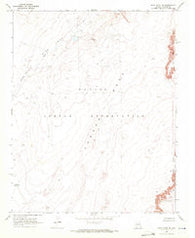 Rock Point SW Arizona Historical topographic map, 1:24000 scale, 7.5 X 7.5 Minute, Year 1968
