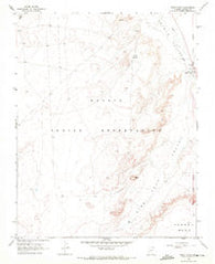 Rock Point Arizona Historical topographic map, 1:24000 scale, 7.5 X 7.5 Minute, Year 1968