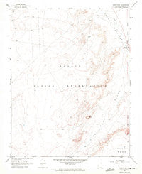 Rock Point Arizona Historical topographic map, 1:24000 scale, 7.5 X 7.5 Minute, Year 1968
