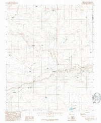 Rock Station Arizona Historical topographic map, 1:24000 scale, 7.5 X 7.5 Minute, Year 1986