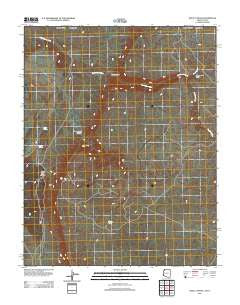 Rock Canyon Arizona Historical topographic map, 1:24000 scale, 7.5 X 7.5 Minute, Year 2011