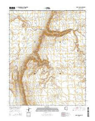 Rock Canyon Arizona Current topographic map, 1:24000 scale, 7.5 X 7.5 Minute, Year 2014