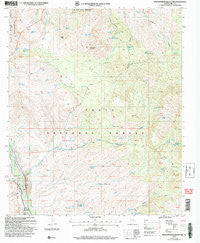 Rockinstraw Mountain Arizona Historical topographic map, 1:24000 scale, 7.5 X 7.5 Minute, Year 2004