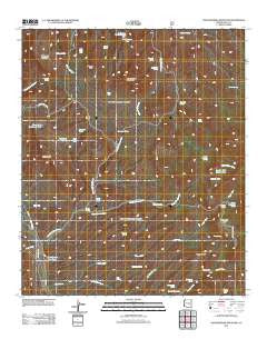 Rockinstraw Mountain Arizona Historical topographic map, 1:24000 scale, 7.5 X 7.5 Minute, Year 2011