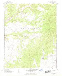 Rocky Ridge NE Arizona Historical topographic map, 1:24000 scale, 7.5 X 7.5 Minute, Year 1967