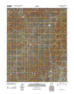 Rocky Ridge NE Arizona Historical topographic map, 1:24000 scale, 7.5 X 7.5 Minute, Year 2011