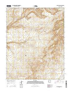 Rocky Ridge NE Arizona Current topographic map, 1:24000 scale, 7.5 X 7.5 Minute, Year 2014