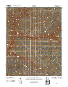 Rocky Ridge NW Arizona Historical topographic map, 1:24000 scale, 7.5 X 7.5 Minute, Year 2011